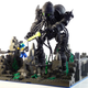 Illustration for article titled These Cthulhu LEGO sets will drive you insane with little plastic bricks